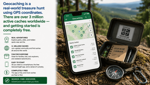 Geocaching adventure is closer than ever