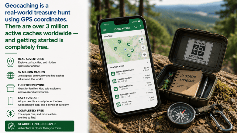 Geocaching adventure is closer than ever