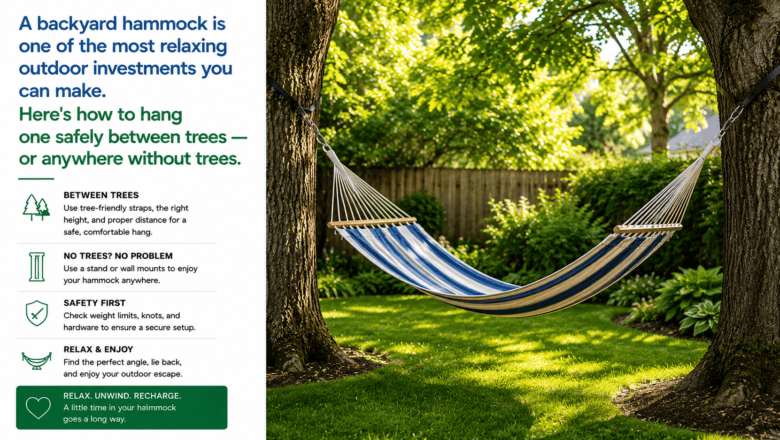 Hammock setup tips and backyard bliss