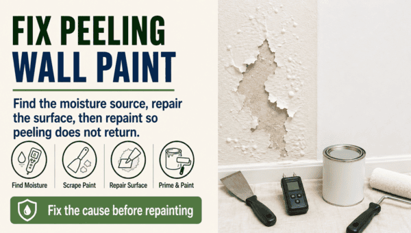 How to Fix Peeling or Bubbling Paint