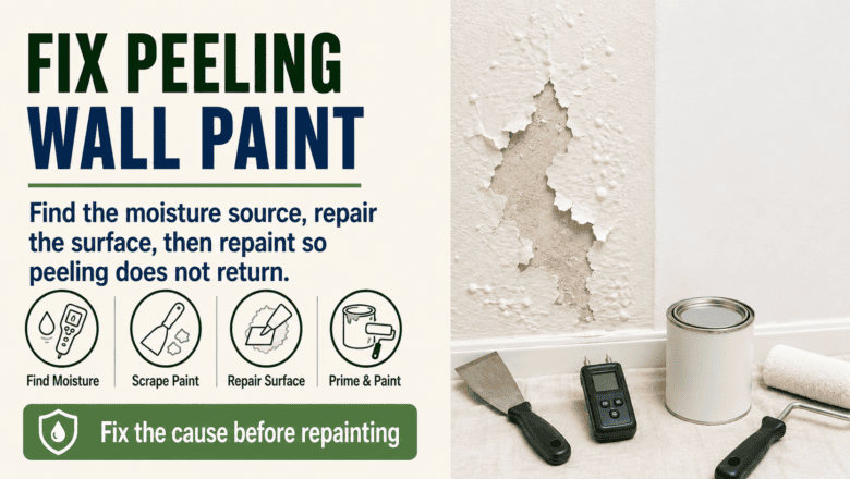 How to Fix Peeling or Bubbling Paint