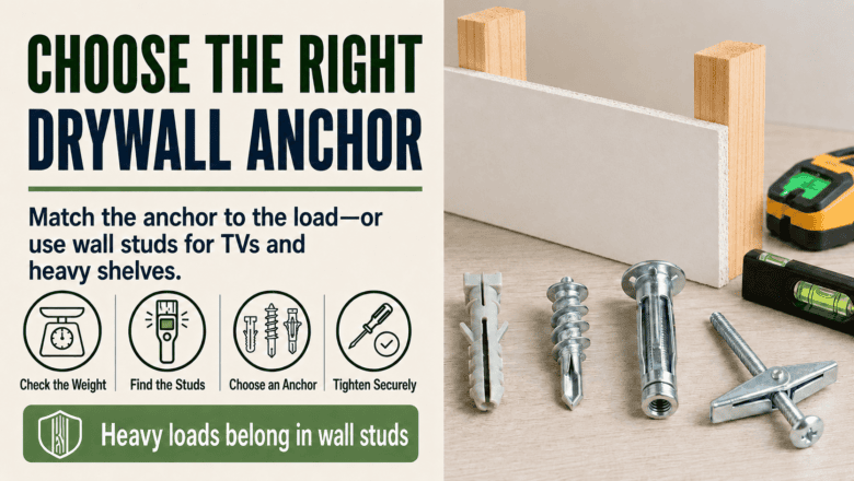 How to Hang Heavy Objects on Drywall