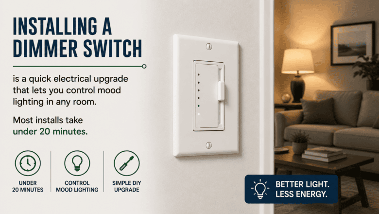 How to Install a Dimmer Switch