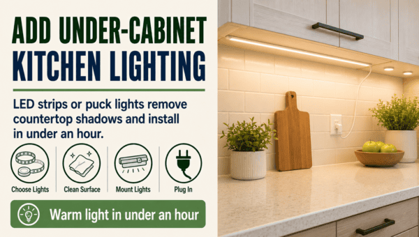 How to Install Under-Cabinet Lighting