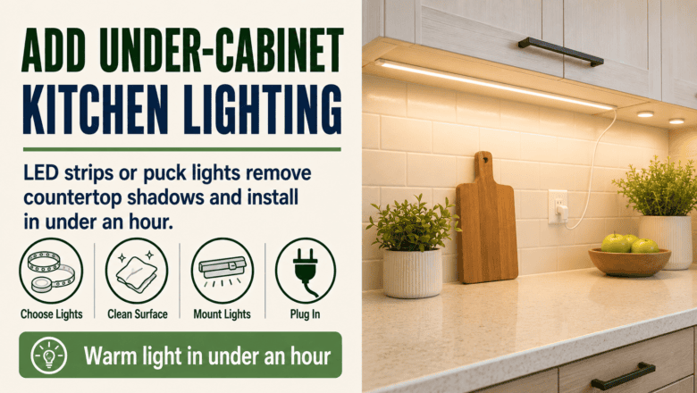 How to Install Under-Cabinet Lighting