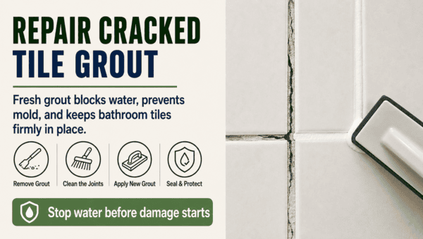 How to Repair Cracked or Missing Grout