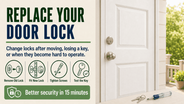 How to Replace a Door Lock or Deadbolt