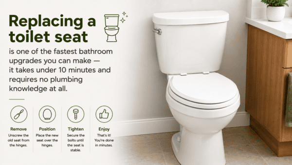 How to Replace a Toilet Seat