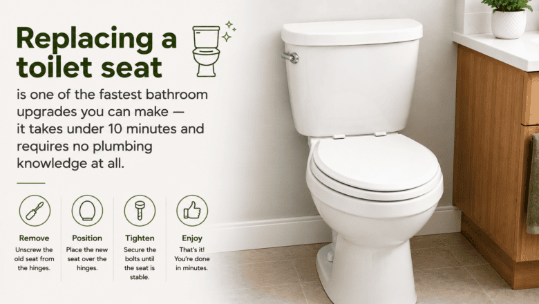 How to Replace a Toilet Seat