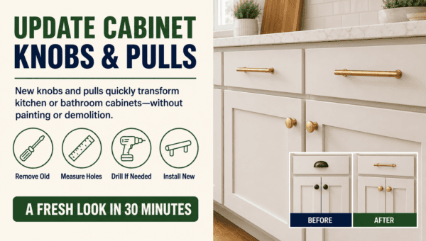 How to Replace Cabinet Hardware