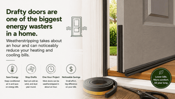 How to Weatherstrip a Door to Save Energy