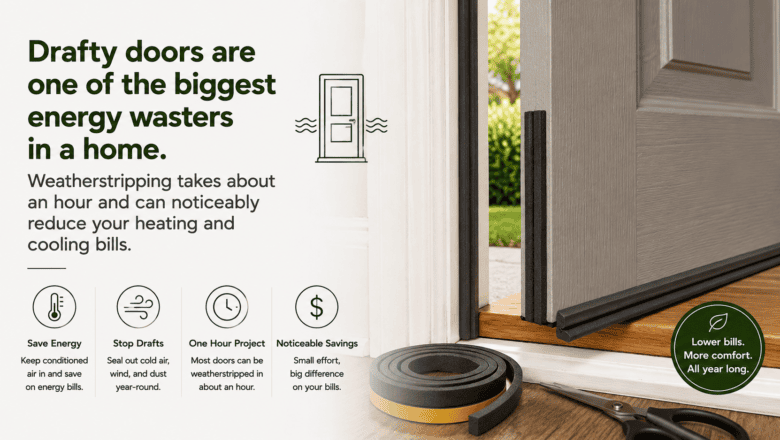 How to Weatherstrip a Door to Save Energy