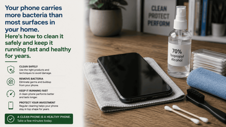 How to clean your phone safely
