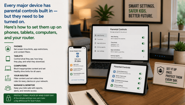 Set parental controls for safety